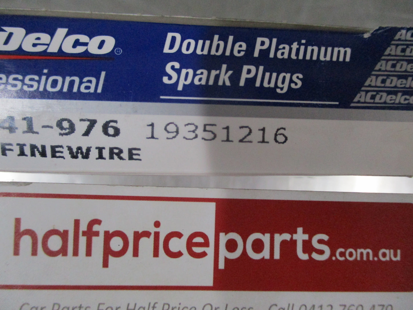 Holden Commodore VN To VY V6 Genuine Double Platinum Finewire Spark Plug New Part