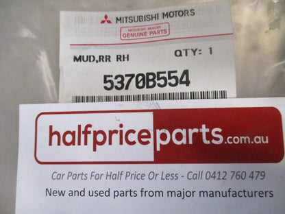 Mitsubishi Triton Genuine Rear Right Hand Mud Guard New Part