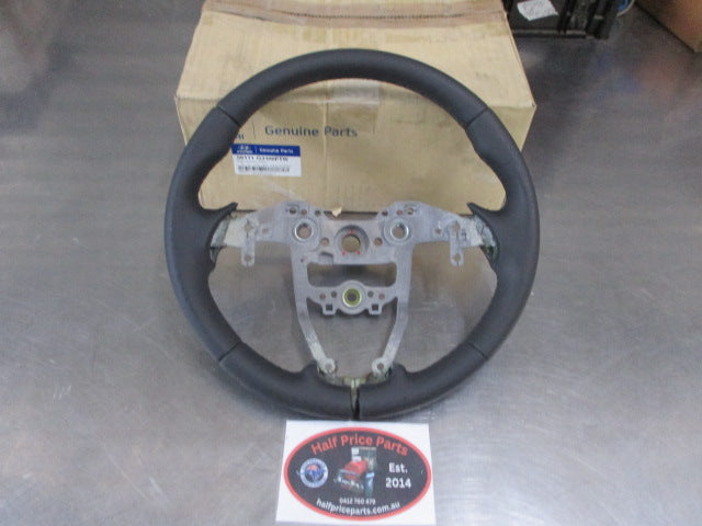 Hyundai I30 PD Genuine Leather Steering Wheel Body (Black) New Part