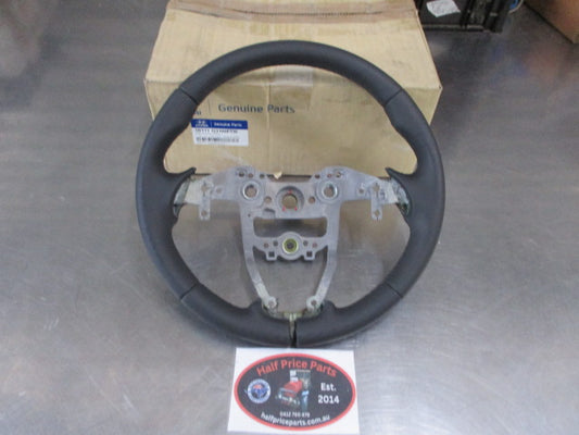 Hyundai I30 PD Genuine Leather Steering Wheel Body (Black) New Part