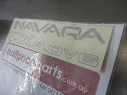 Nissan Navara D21 Genuine Tail Gate Decal (NAVARA DX 3.0V6) New Part