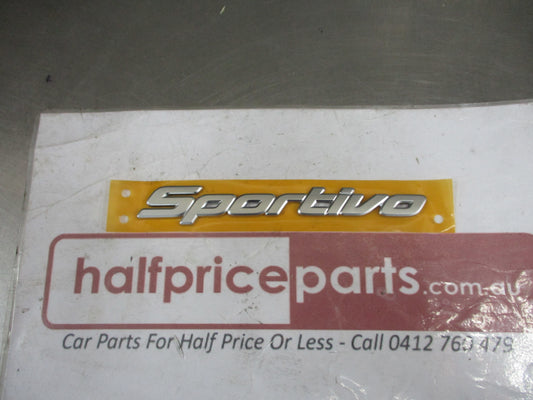Toyota Camry Sportivo Genuine Rear Boot Emblem New Part