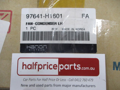 Hyundai Terracan Genuine Left Hand Condenser Fan Assembly For A/C New Part