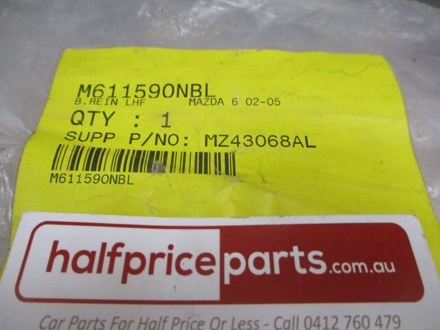 Mazda 6 Front Bar Reinforcement Left Hand Side New Part