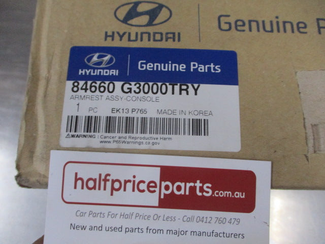Hyundai I30 Genuine Leather Centre Console Armrest Assembly New Part