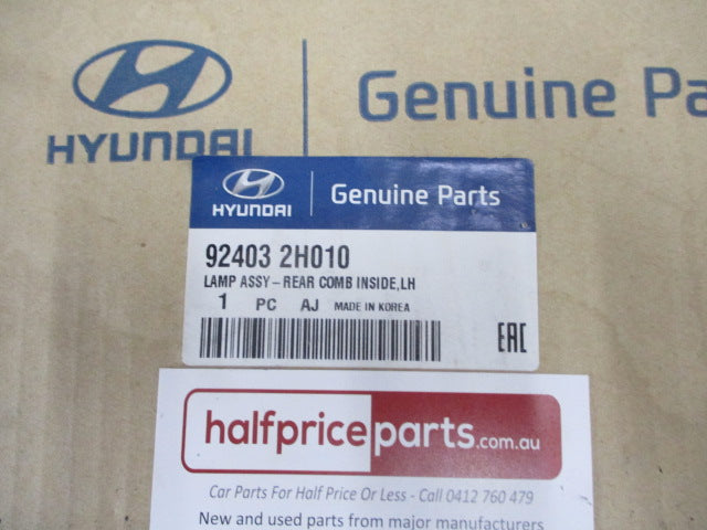 Hyundai Elantra Genuine Left Hand Inner Tail Light Assembly New Part