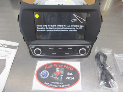 Hyundai Santa Fe DM Genuine Stereo Head Unit Assembly New Part