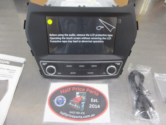 Hyundai Santa Fe DM Genuine Stereo Head Unit Assembly New Part
