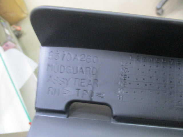 Mitsubishi Outlander Genuine Rear Right Hand Mud Guard New Part