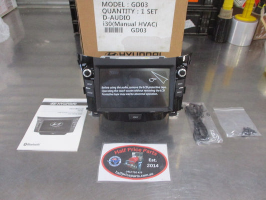 Hyundai i30 GD Genuine Stereo Head Unit with CarPlay New Part