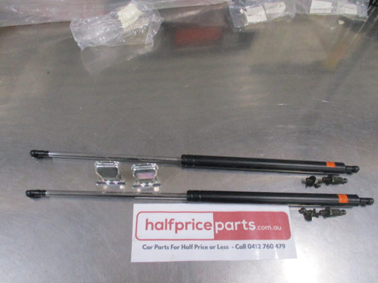 Mitsubishi Lancer Genuine Tailgate Lift Strut Pair with Brackets Kit New Part
