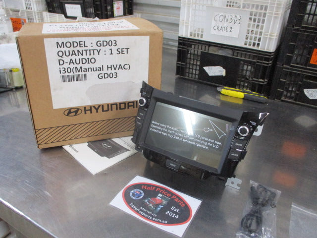 Hyundai i30 GD Genuine Stereo Head Unit with CarPlay New Part