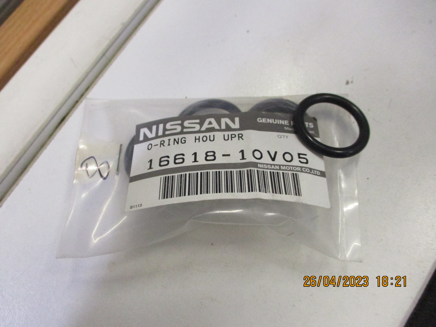 Nissan 300ZX-Z32 Genuine Fuel Injector O-Ring New Part