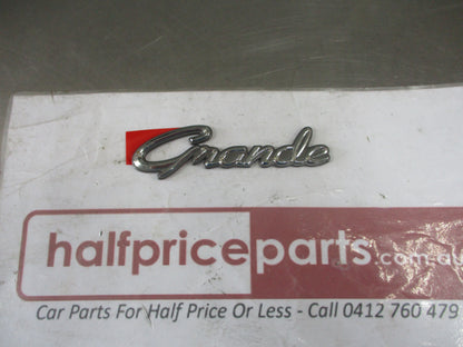 Toyota Prado Genuine Rear Tail Gate Chrome Emblem New Part