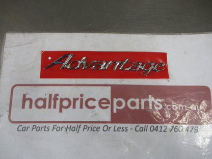 Toyota Avalon Genuine Rear Boot Chrome Emblem (Advantage) New Part