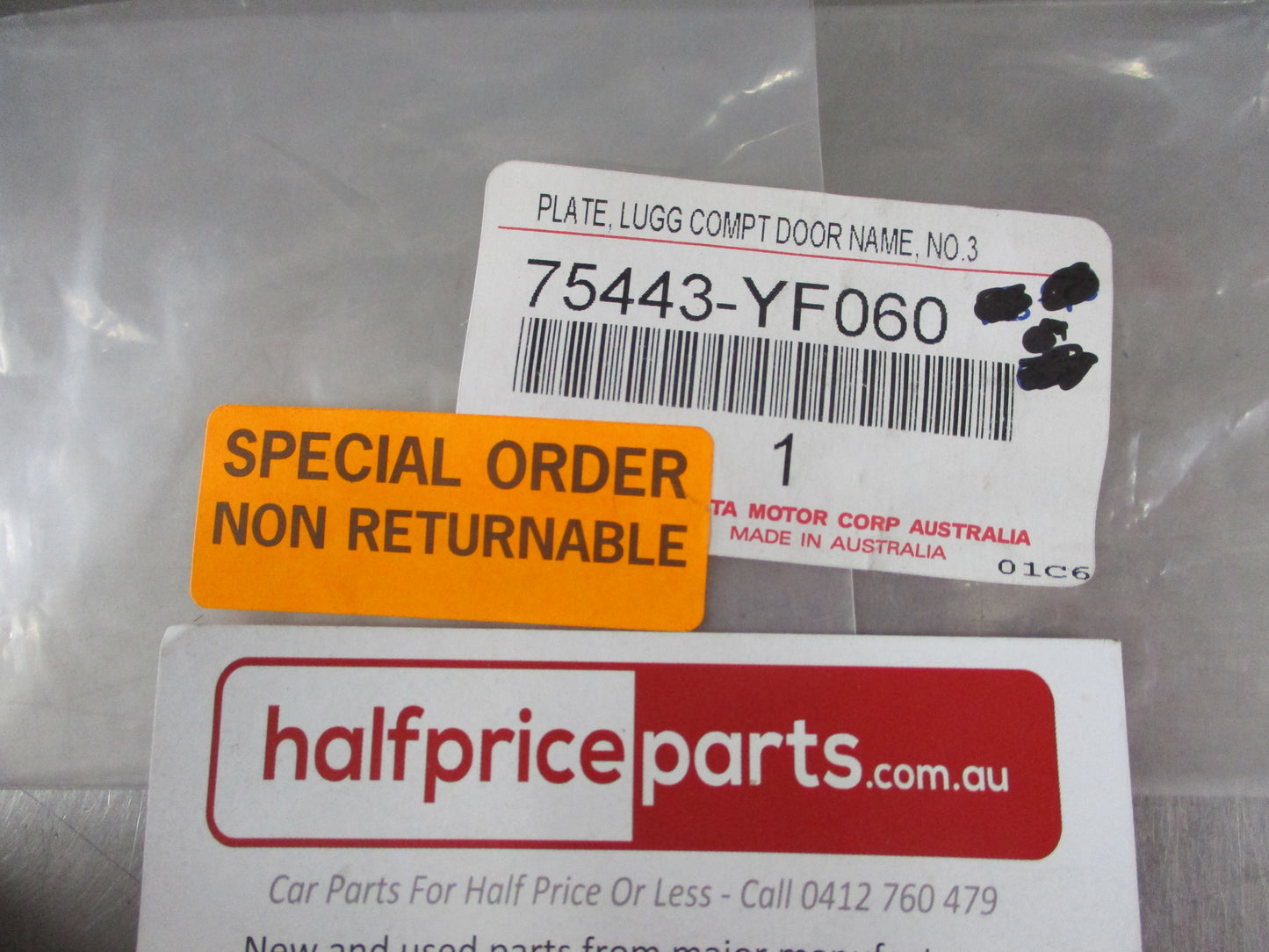 Toyota Avalon Genuine Rear Boot Chrome Emblem (Advantage) New Part