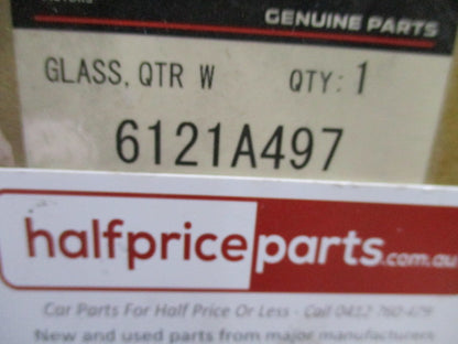 Mitsubishi Outlander Genuine Left Hand Rear Quarter Glass New Part