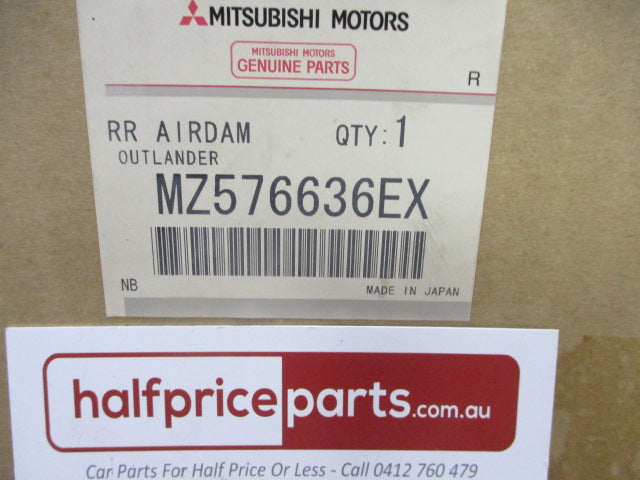 Mitsubishi Outlander ZK Genuine Rear Air Dam Both Left And Right (Dark Gray) New Part