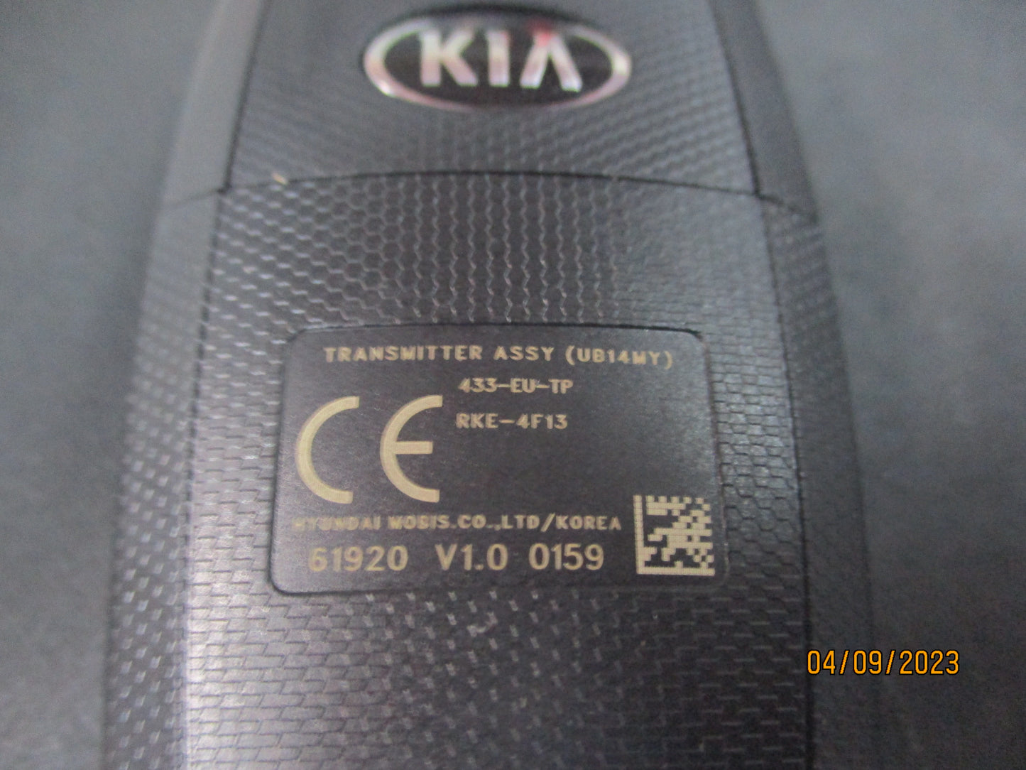 Kia Rio Genuine 3 Button Remote Flip (No Key) New Part
