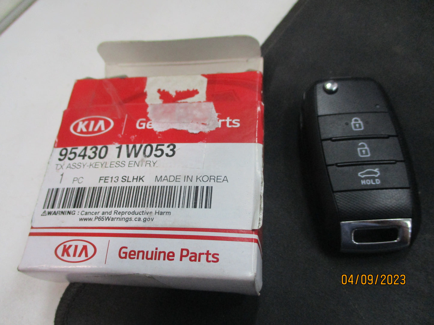 Kia Rio Genuine 3 Button Remote Flip (No Key) New Part