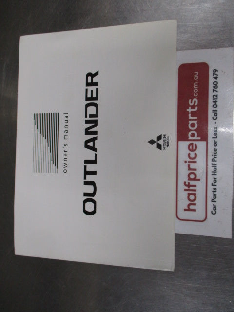 Mitsubishi Outlander 2017 Owner's Manual New Part