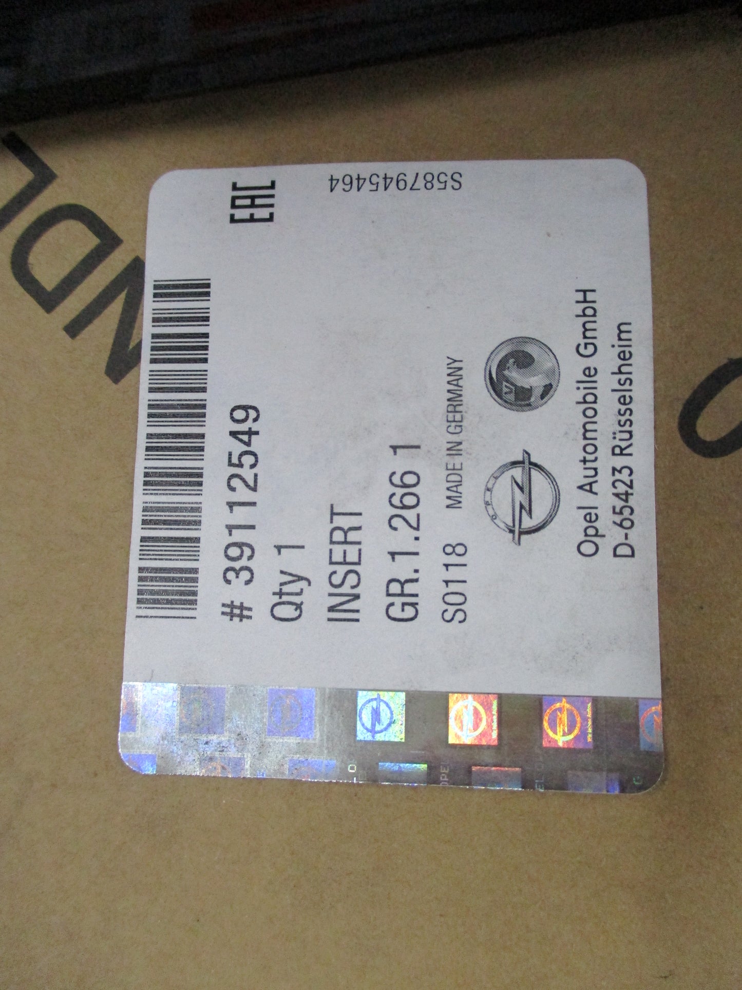 Holden ZB Commodore Left And Right Front Grille Trim Black New