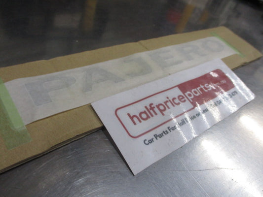 Mitsubishi Pajero Genuine Tail Gate Emblem New Part