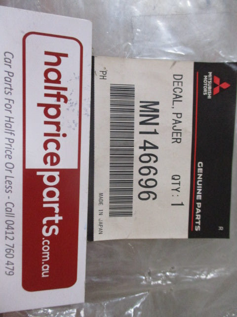 Mitsubishi Pajero Genuine Tail Gate Emblem New Part