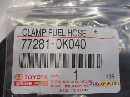 Toyota Hilux Genuine Fuel Tank Hose Tube Clip New Part