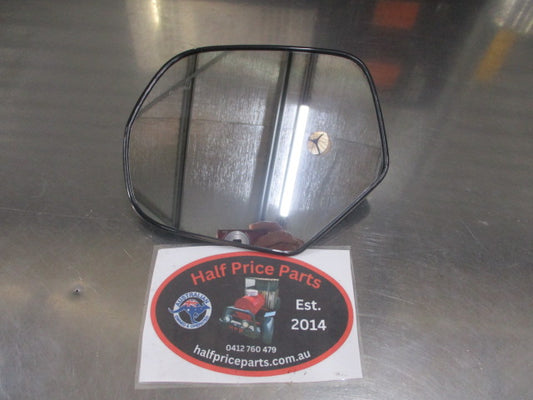 Mitsubishi Pajero Genuine Left Hand Outer (Passengers) Mirror Glass New Part