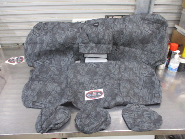 Shevron Rear Bench Seat Covers Adj Head Rests & Arm Rests Suits Ford Ranger PX Series II New Part