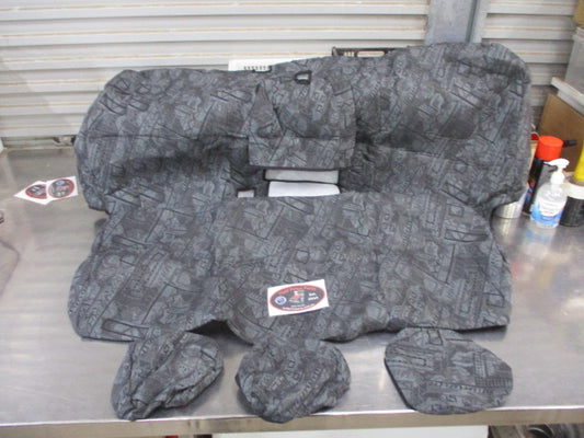 Shevron Rear Bench Seat Covers Adj Head Rests & Arm Rests Suits Ford Ranger PX Series II New Part