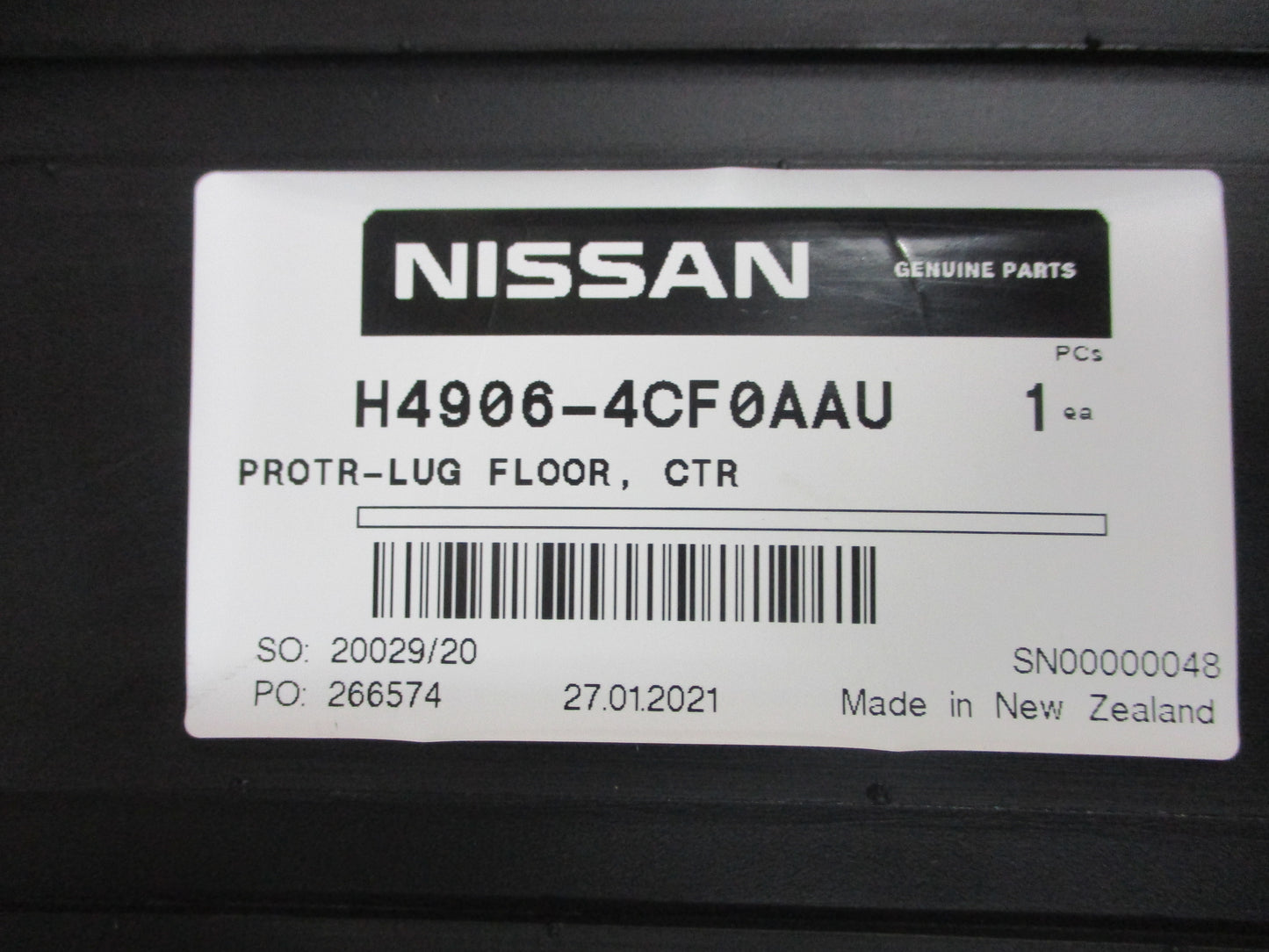 Nissan T32 X-Trail Genuine Rear Cargo Mat Rubber New Part