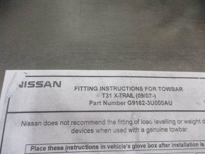 Nissan X Trail T31 Genuine Tow Bar Kit (NOT COMPLETE) New Part