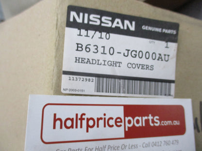 Nissan X-Trail T31 Genuine Left Hand and Right Hand (Replacement Only) Head Light Protectors New Part