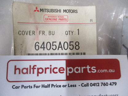 Mitsubishi Pajero Genuine Front Bumper Right Hand Cover New Part