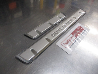 Mitsubishi Outlander Genuine Stainless Scuff Plate Set New Part