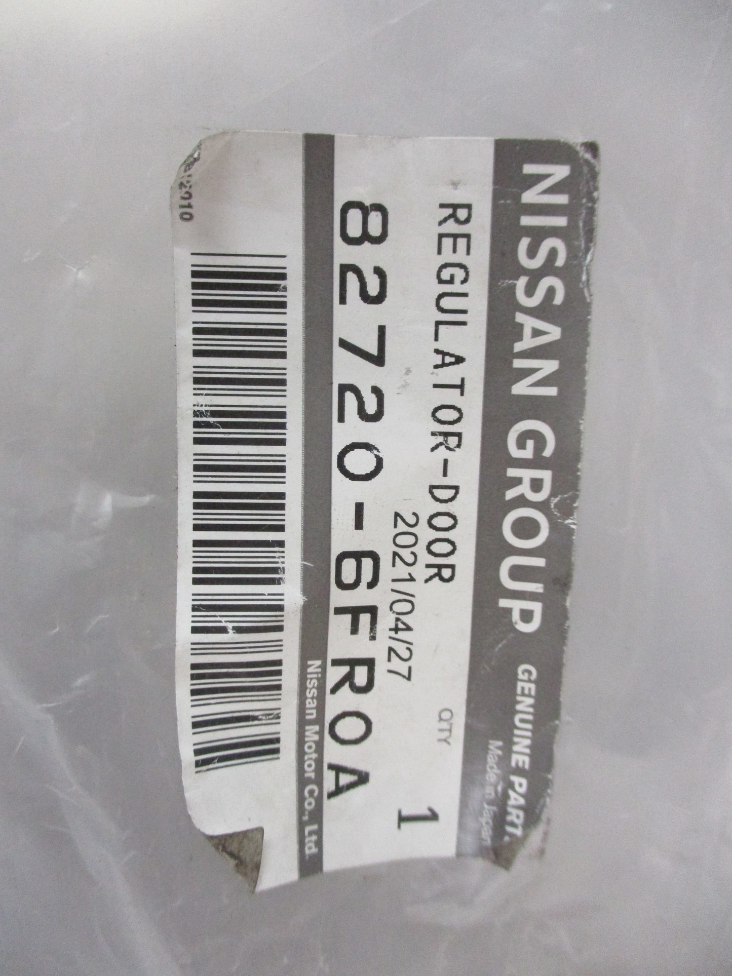 Nissan X-Trail T32 Genuine Drivers Rear Door Window Regulator New Part