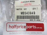 Mitsubishi Pajero/Triton/Lancer Genuine Uncut Key Blank New Part