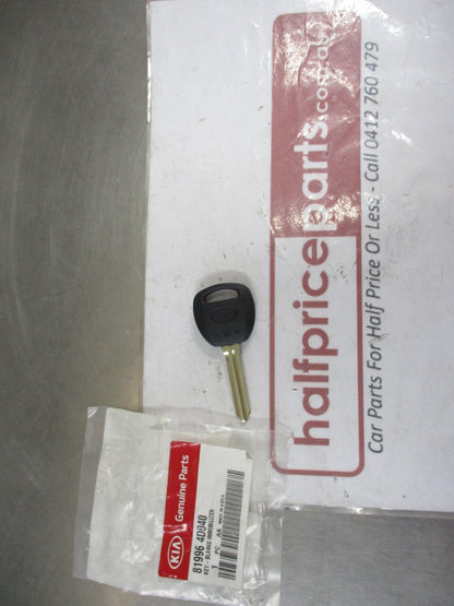 Kia Carnival Genuine  Key-Blank Immobilizer (Uncut) New Part