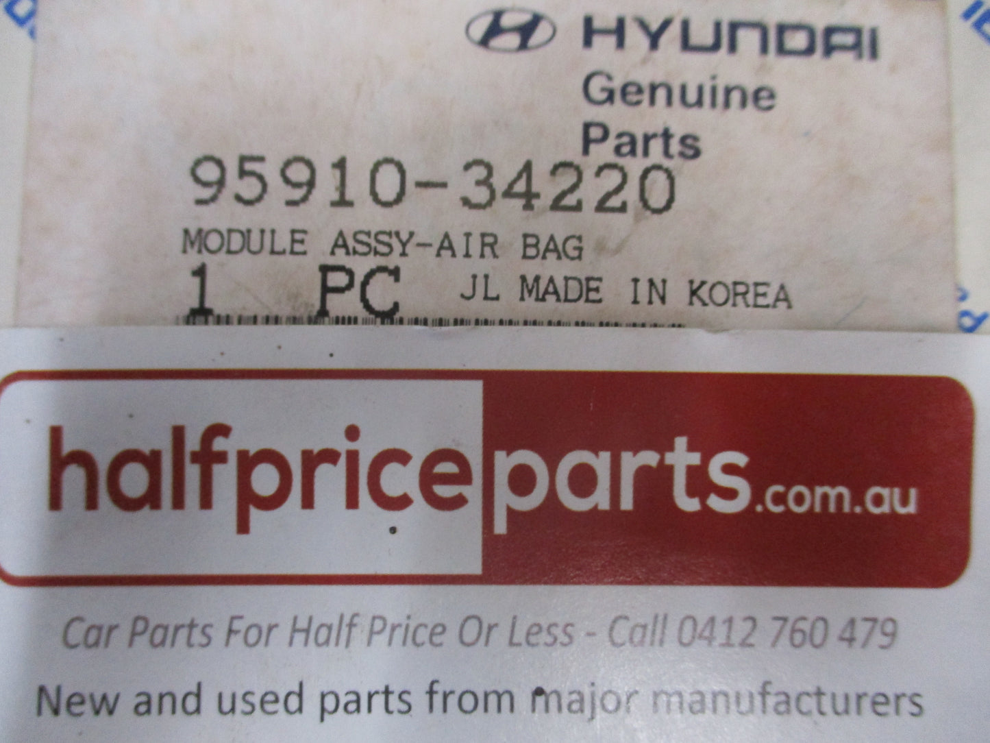 Hyundai Sonata Genuine Air Bag Control Module New Part