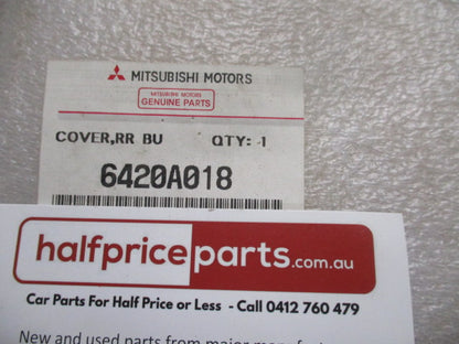 Mitsubishi Triton Genuine Rear Bumper Centre Step Cover Tread New Part