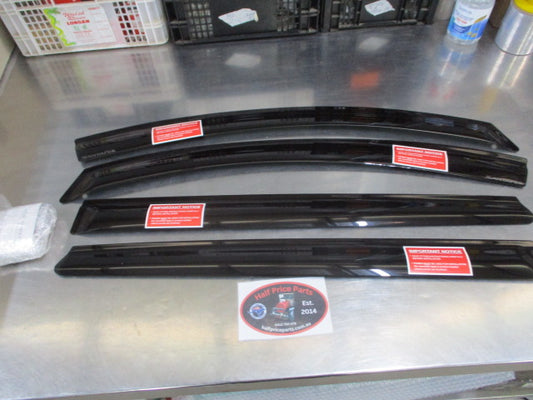 Hyundai Santa Fe TM/PE Genuine Set Of 4 Sim Line Tinted Weather Shields New Part