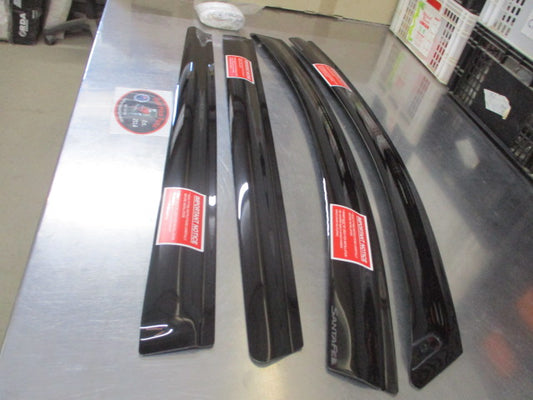 Hyundai Santa Fe TM/PE Genuine Set Of 4 Sim Line Tinted Weather Shields New Part