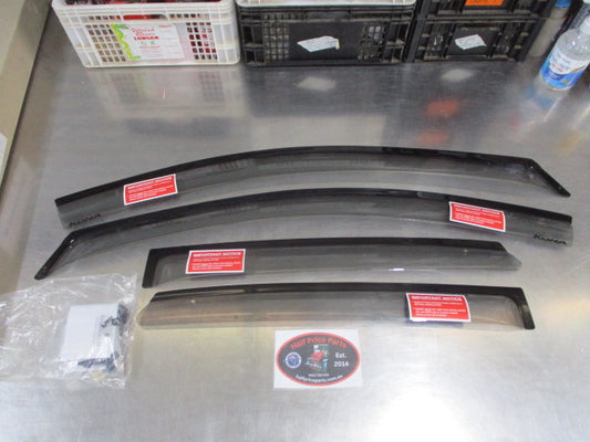 Hyundai Kona Genuine Slim Line Tinted Weather Shield Kit New Part