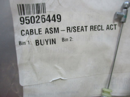 Holden Captiva Genuine Rear Seat Recline Cable Assy New