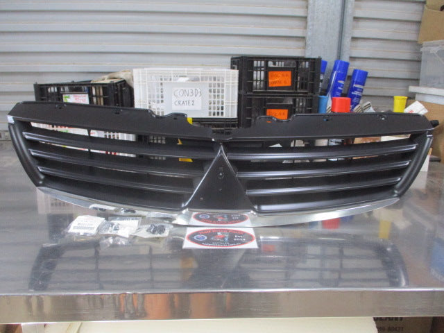 Mitsubishi 380 Genuine Front Bar Grille Assembly (Black And Chrome)  New Part