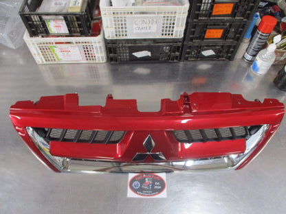 Mitsubishi Pajero Genuine Radiator Grille Assembly (Factory RED) New Part