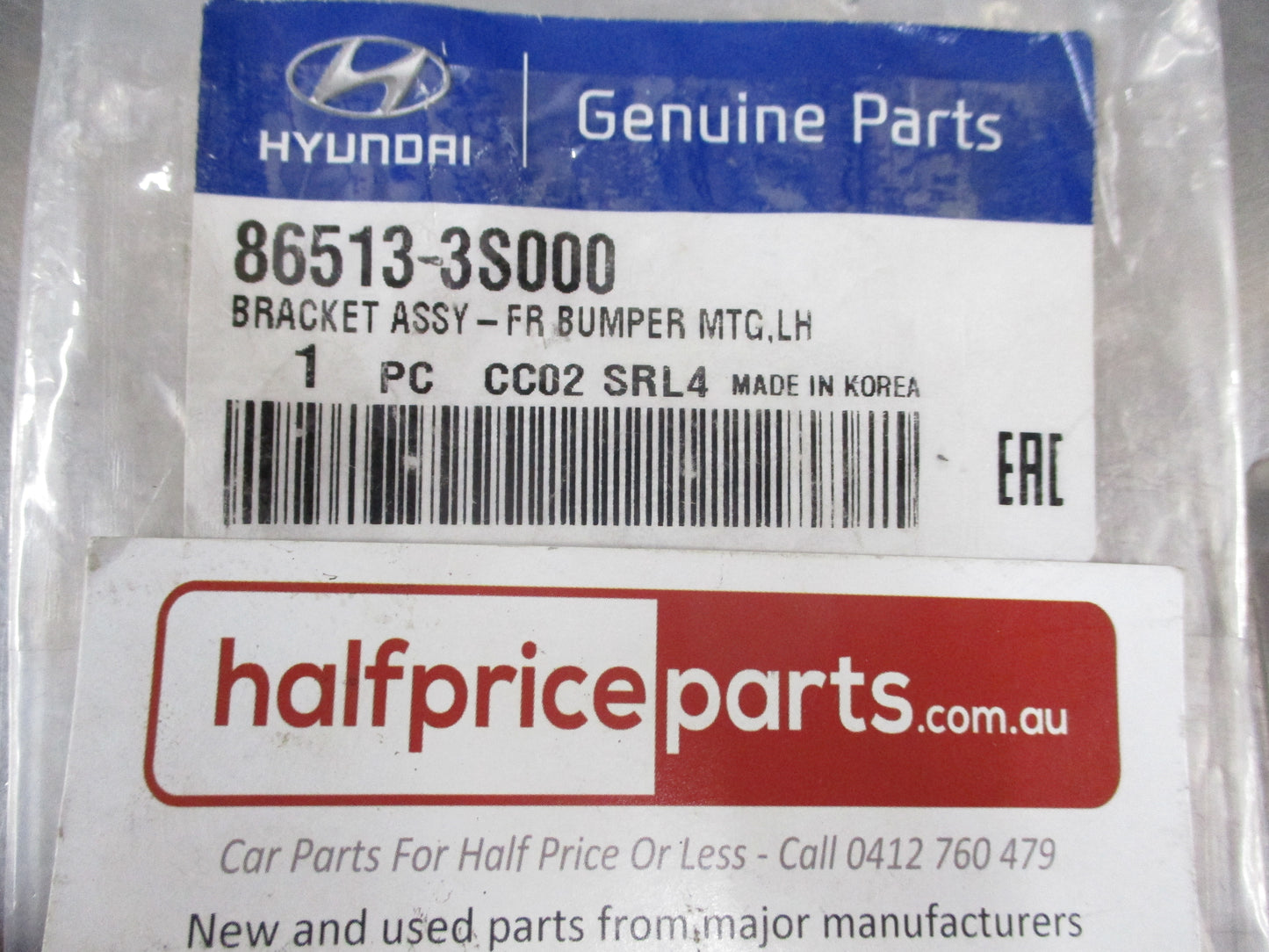 Hyundai Sonata Genuine Left Hand Front Side Bumper Retainer New Part