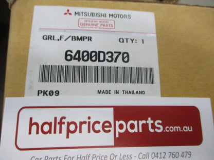 Mitsubishi Mirage Genuine Front Bumper Upper Radiator Grille New Part
